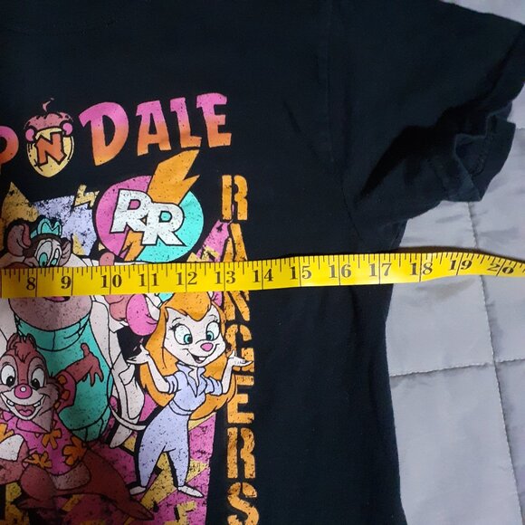 Disney Chip "N" Dale Rescue Rangers T-Shirt Women S Black Gadget Monterey Jack - Picture 6 of 7